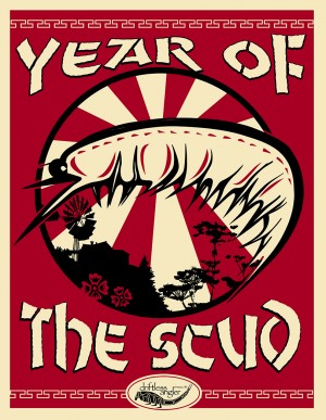 Year of the Scud Sticker