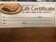 Gift Certificate