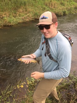 Kail with a mid-summer trout